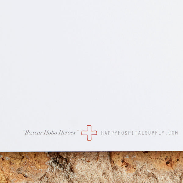 boxcar hobo stationery